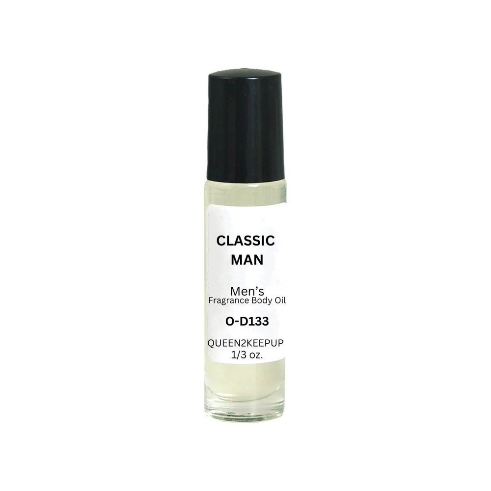 Classic Man (Men) Body Oil 10 ml Fragrance All Natural 1/3 oz Roll-On Scent